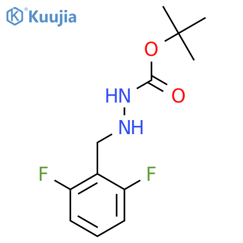 Tert-butyl 2-(2,6-difluorobenzyl)hydrazinecarboxylate structure