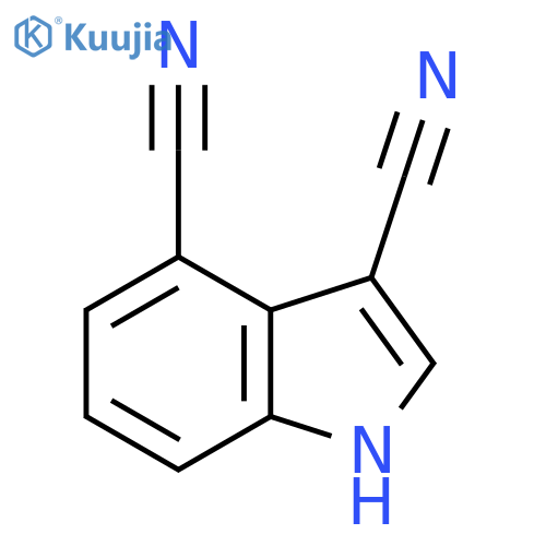 1H-indole-3,4-dicarbonitrile structure
