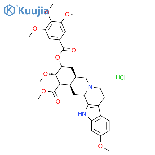 Reserpine hydrochloride structure