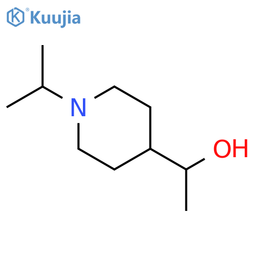 1-[1-(Propan-2-yl)piperidin-4-yl]ethan-1-ol structure