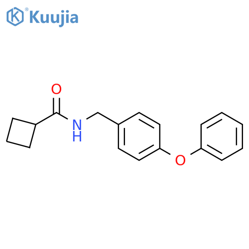 Cyclobutanecarboxamide, N-[(4-phenoxyphenyl)methyl]- structure