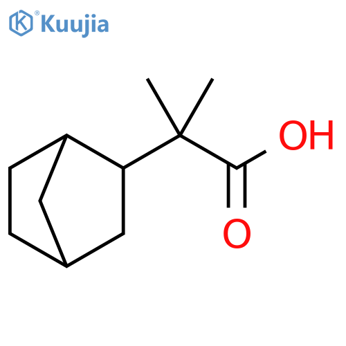 Bicyclo[2.2.1]heptane-2-acetic acid, α,α-dimethyl- structure