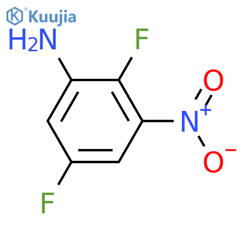 2,5-difluoro-3-nitroaniline structure