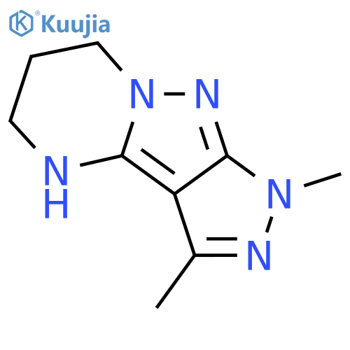 3,5-dimethyl-4,5,7,8,12-pentaazatricyclo6.4.0.0,2,6dodeca-1,3,6-triene structure