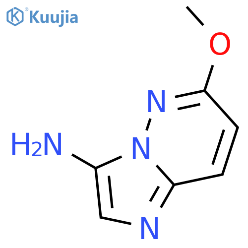 6-methoxyimidazo[1,2-b]pyridazin-3-amine structure