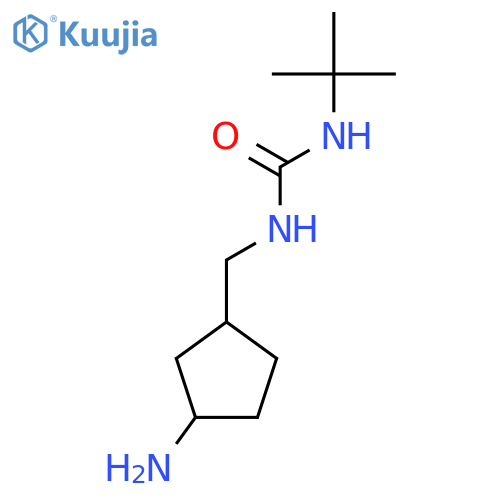 1-[(3-Aminocyclopentyl)methyl]-3-tert-butylurea structure