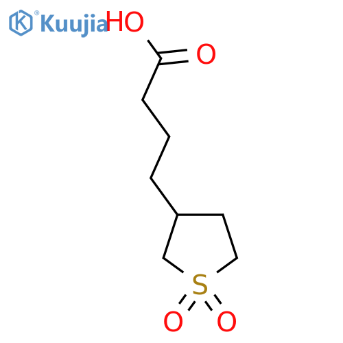 4-(1,1-dioxo-1lambda6-thiolan-3-yl)butanoic acid structure