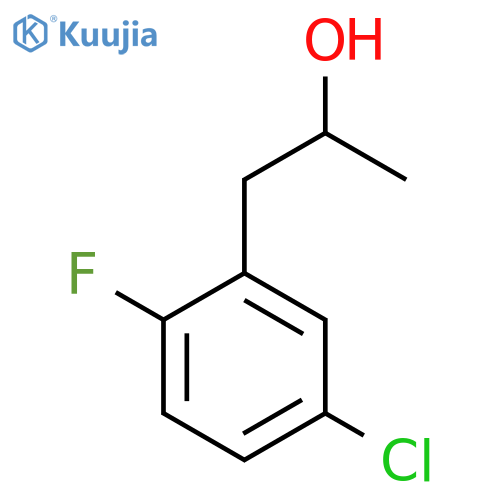 1-(5-chloro-2-fluorophenyl)propan-2-ol structure