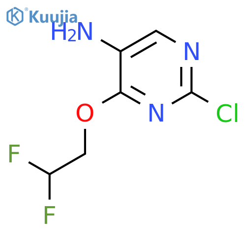 2-Chloro-4-(2,2-difluoroethoxy)pyrimidin-5-amine structure