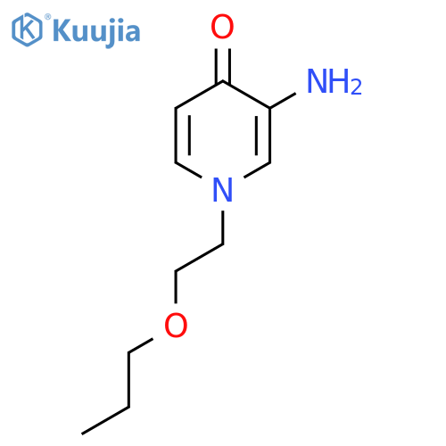 3-amino-1-(2-propoxyethyl)-1,4-dihydropyridin-4-one structure