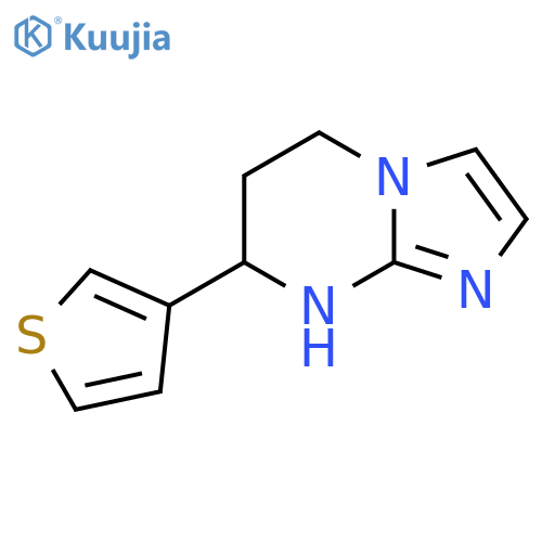 7-(thiophen-3-yl)-5H,6H,7H,8H-imidazo1,2-apyrimidine structure