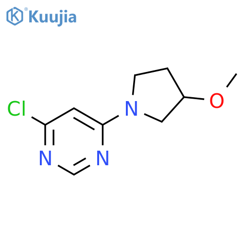 4-chloro-6-(3-methoxypyrrolidin-1-yl)pyrimidine structure