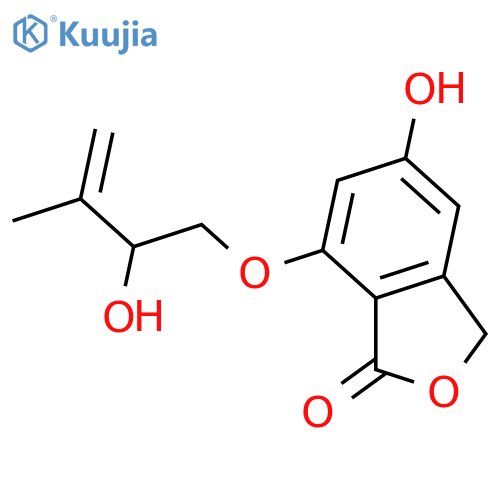 5,7-Dihydroxy-1(3H)-isobenzofuranone; 7-O-(2ξ-Hydroxy-3-methyl-3-butenyl) structure
