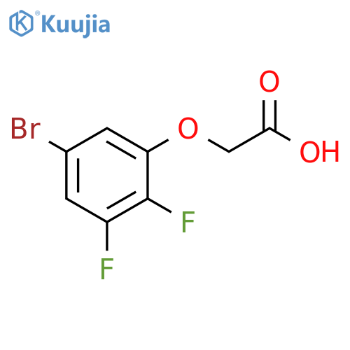 2-(5-bromo-2,3-difluorophenoxy)acetic acid structure