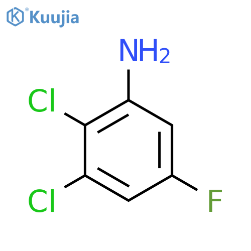 2,3-Dichloro-5-fluoroaniline structure