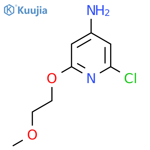 2-chloro-6-(2-methoxyethoxy)pyridin-4-amine structure