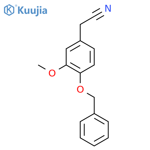 4-Benzyloxy-3-methoxyphenylacetonitrile structure