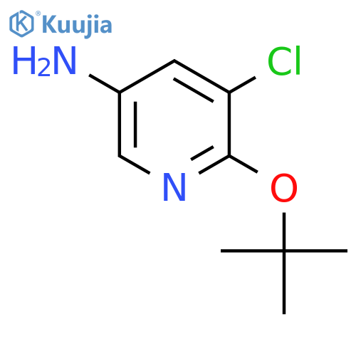6-(tert-Butoxy)-5-chloropyridin-3-amine structure