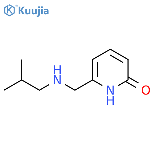 6-{[(2-Methylpropyl)amino]methyl}-1,2-dihydropyridin-2-one structure