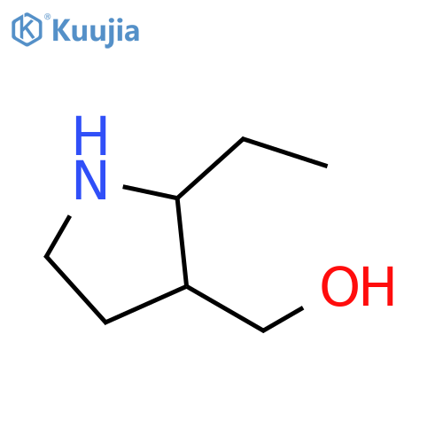 (2-ethylpyrrolidin-3-yl)methanol, Mixture of diastereomers structure