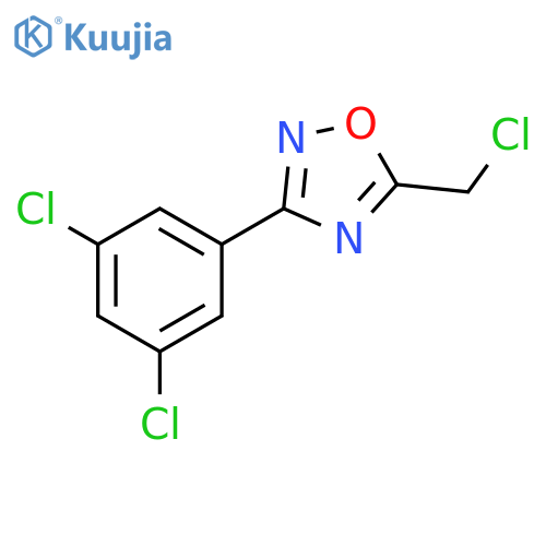 5-Chloromethyl-3-(3,5-dichloro-phenyl)-[1,2,4]oxadiazole structure