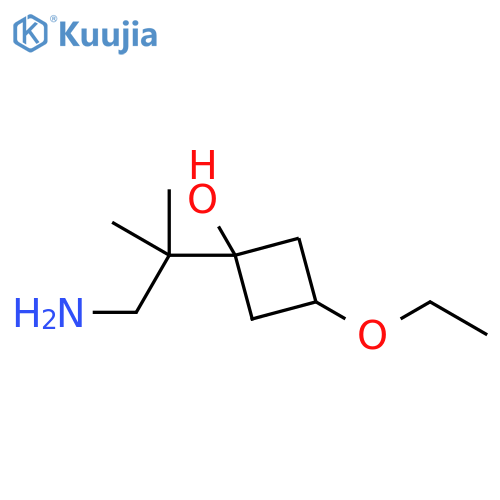 Cyclobutanol, 1-(2-amino-1,1-dimethylethyl)-3-ethoxy- structure