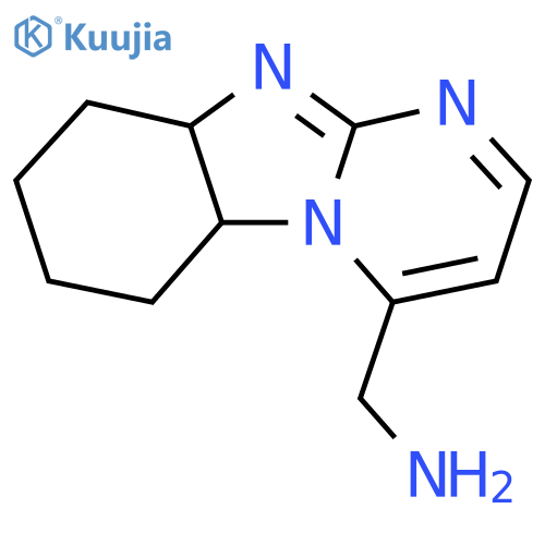 {1,8,10-triazatricyclo7.4.0.0,2,7trideca-8,10,12-trien-13-yl}methanamine structure