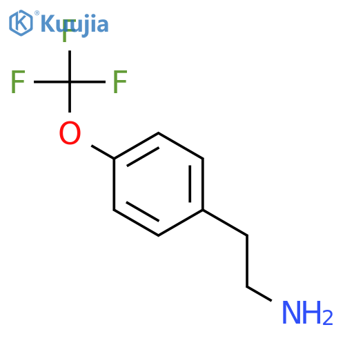 2-[4-(trifluoromethoxy)phenyl]ethan-1-amine structure