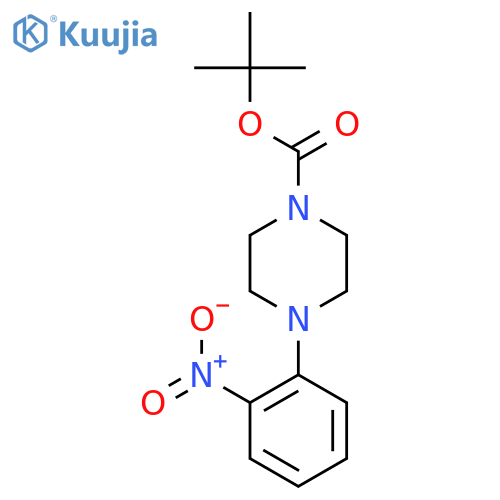 tert-butyl 4-(2-nitrophenyl)piperazine-1-carboxylate structure