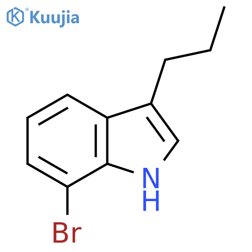 7-bromo-3-propyl-1H-indole structure