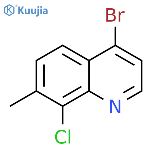 4-bromo-8-chloro-7-methylquinoline structure