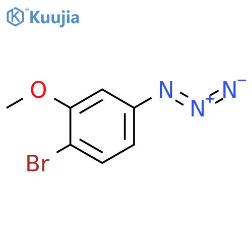 Benzene, 4-azido-1-bromo-2-methoxy- structure