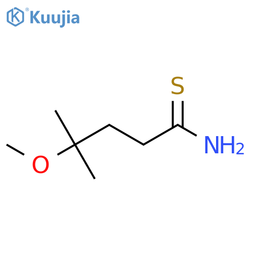4-methoxy-4-methylpentanethioamide structure