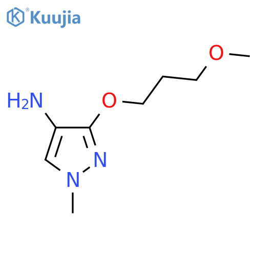 3-(3-methoxypropoxy)-1-methyl-1H-pyrazol-4-amine structure