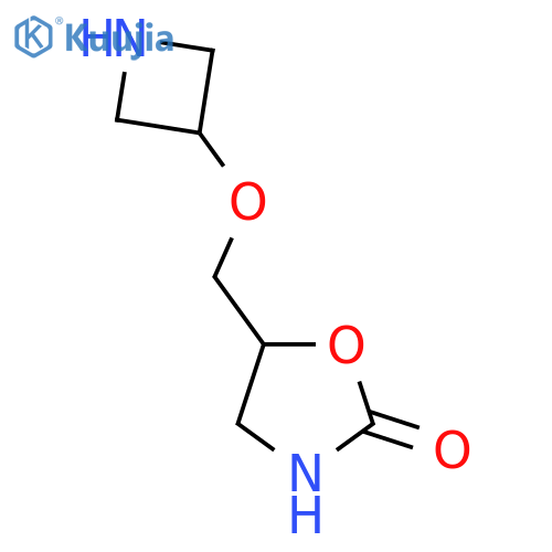 5-[(Azetidin-3-yloxy)methyl]-1,3-oxazolidin-2-one structure
