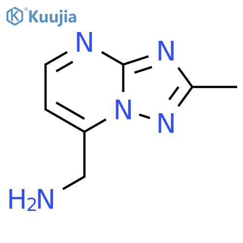 {2-methyl-1,2,4triazolo1,5-apyrimidin-7-yl}methanamine structure