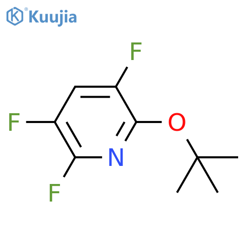 Pyridine, 2-(1,1-dimethylethoxy)-3,5,6-trifluoro- structure