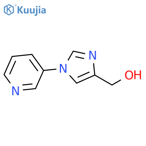 (1-Pyridin-3-yl-1H-imidazol-4-yl)-methanol structure