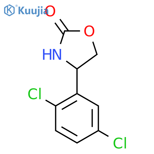 4-(2,5-dichlorophenyl)-1,3-oxazolidin-2-one structure