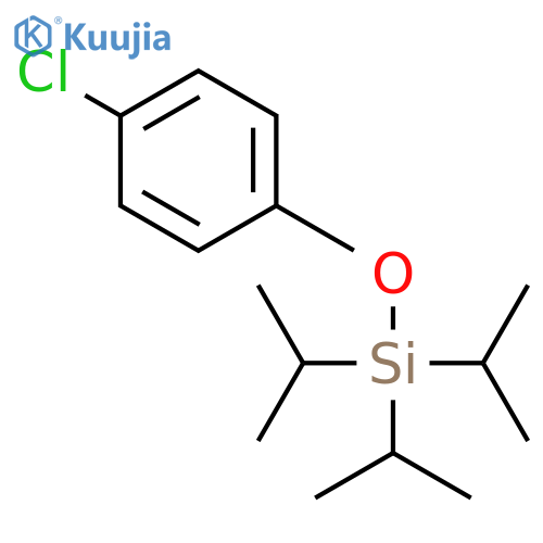 (4-Chlorophenoxy)triisopropylsilane structure