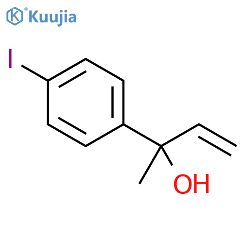 Benzenemethanol, α-ethenyl-4-iodo-α-methyl- structure