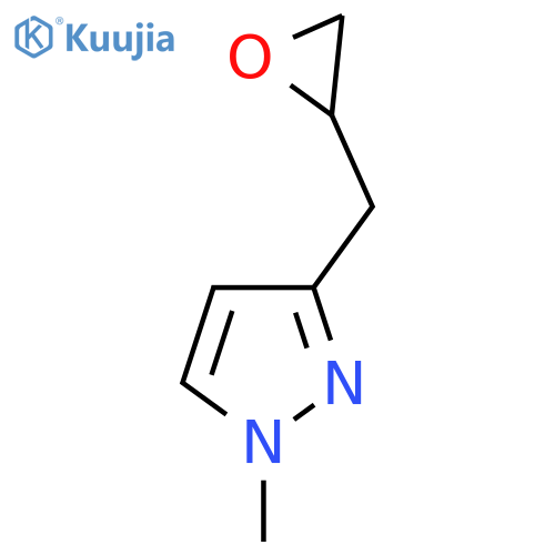 1-methyl-3-(oxiran-2-yl)methyl-1H-pyrazole structure