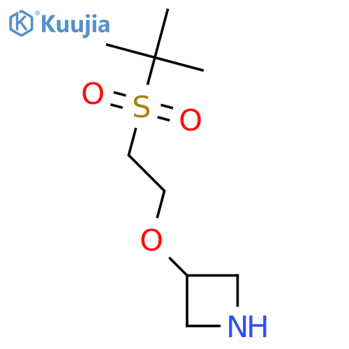 3-[2-(2-Methylpropane-2-sulfonyl)ethoxy]azetidine structure