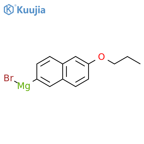 6-n-Propyloxy-2-naphthylmagnesium bromide, 0.5M 2-MeTHF structure