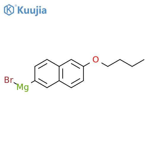 6-n-Butyloxy-2-naphthylmagnesium bromide, 0.5M 2-MeTHF structure