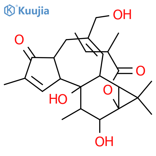 9,12,13,20-Tetrahydroxy-1,6-tigliadien-3-one; (4α,9α,12β,13α)-form, 13-O-(2-Methylbutanoyl) structure