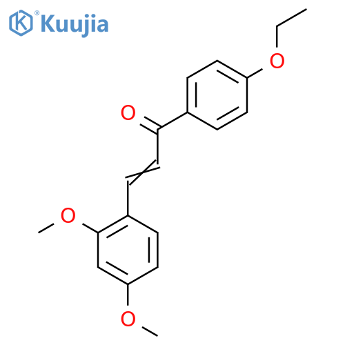 3-(2,4-Dimethoxyphenyl)-1-(4-ethoxyphenyl)prop-2-en-1-one structure
