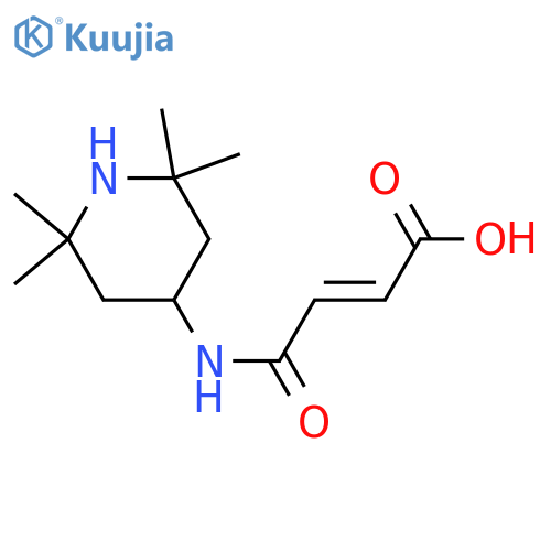 4-Oxo-4-(2,2,6,6-tetramethyl-4-piperidinyl)amino-2-butenoic Acid structure
