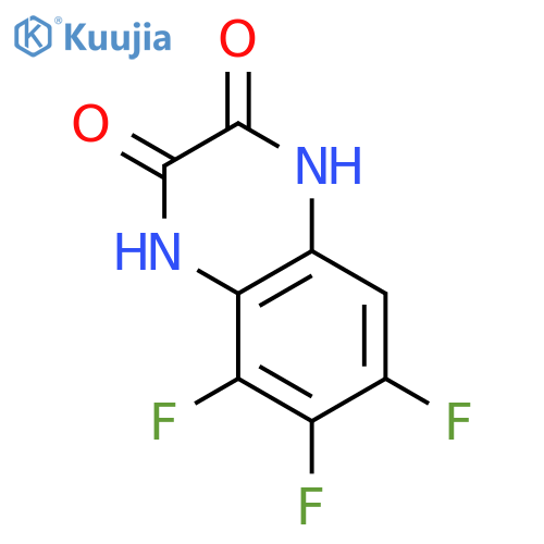 2,3-Quinoxalinedione, 5,6,7-trifluoro-1,4-dihydro- structure