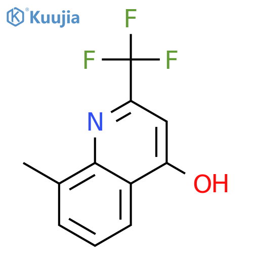 8-Methyl-2-(trifluoromethyl)quinolin-4-ol structure